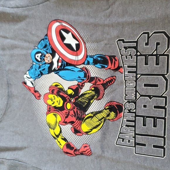 Toddler Boys Marvel Avengers "Earth's Mightiest Heroes" T-Shirt Size 2T 3T 4T 5T - Picture 2 of 2